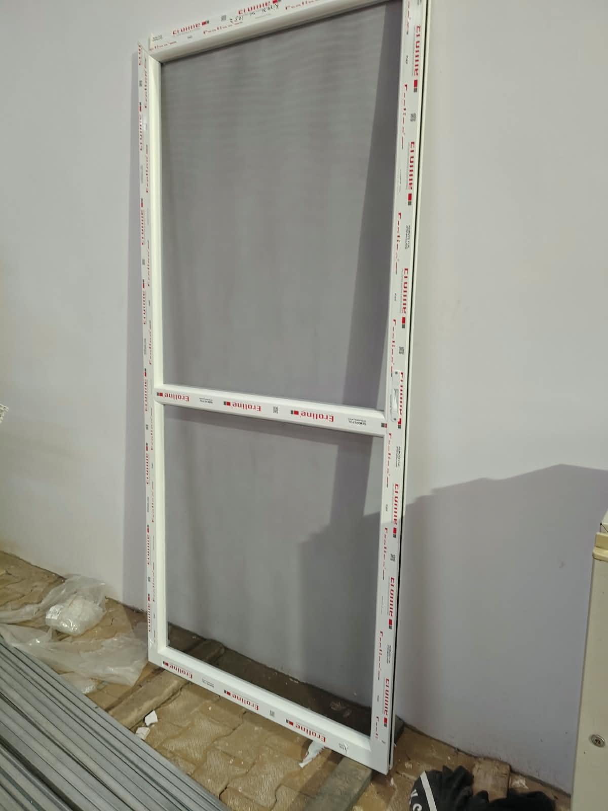 Premium sliding door with aluminium profile
